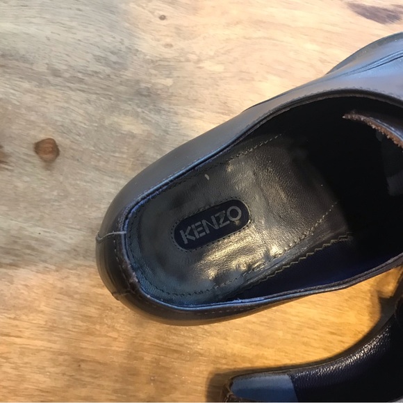 Kenzo Paris men’s leather shoes used once for wedding size 7,5 - Picture 4 of 8